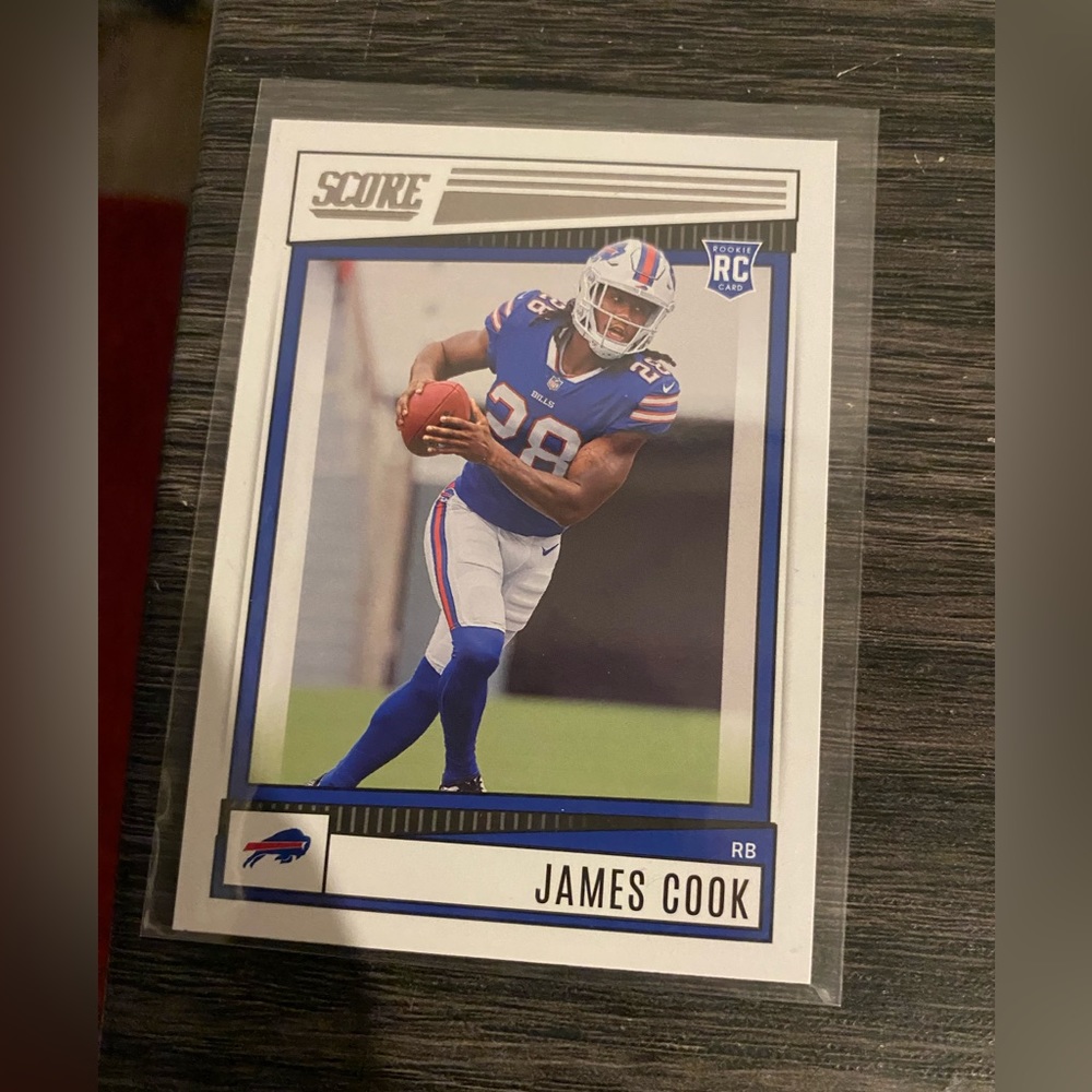 2022 score rookie James cook